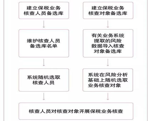 保税监管双随机查检流程